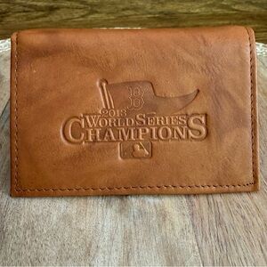 3013 Boston Red Sox World Series‎ Champions MLB Licensed Leather Trifold Wallet